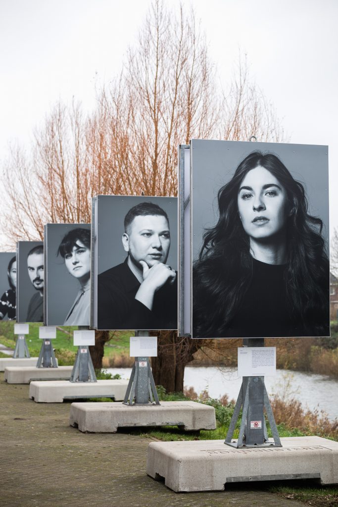 Srebrenica - Tijdelijk monument op Kunstfort bij Vijfhuizen © Maarten Nauw